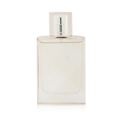 BURBERRY Brit Sheer Eau De Toilette spray bottle with clear pink floral-fruity fragrance for women
