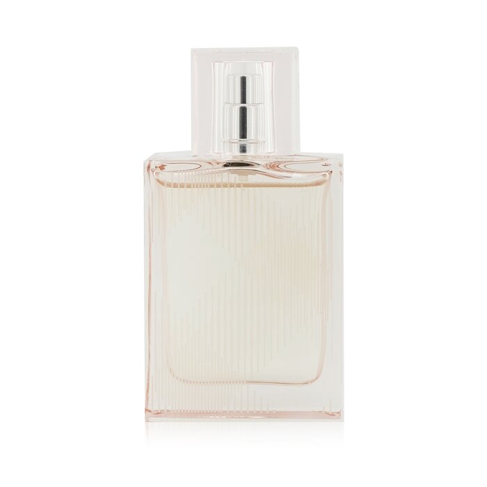 BURBERRY Brit Sheer Eau De Toilette spray bottle with clear pink floral-fruity fragrance for women