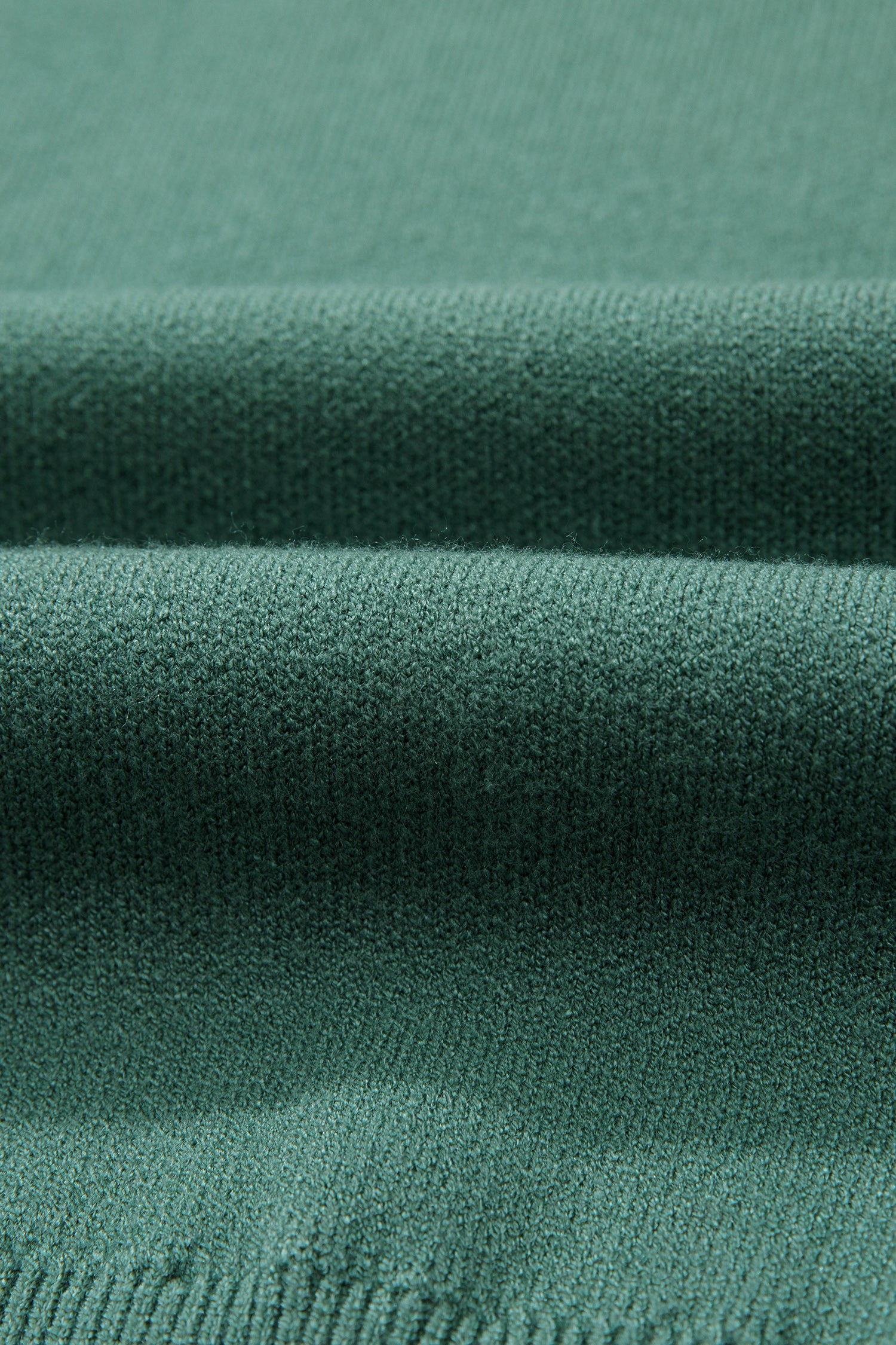 Blackish Green HO HO HO MERRY CHRISTMAS Drop Shoulder Loose Sweater