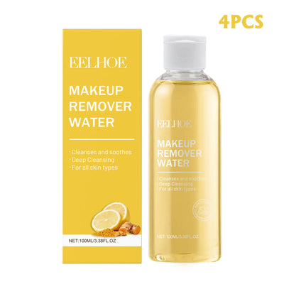 EELHOE Ginger Lemon Makeup Removal Water Temperature Cleansing Facial Makeup Skin Refreshing and Non Tight Makeup Removal Water