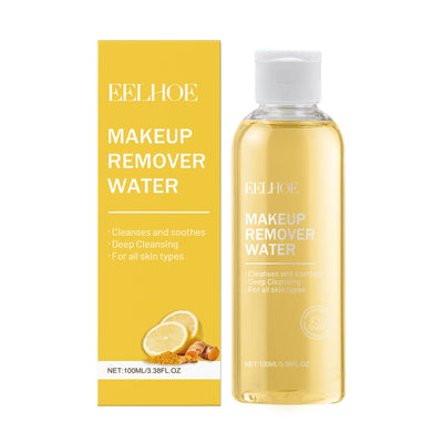 EELHOE Ginger Lemon Makeup Removal Water Temperature Cleansing Facial Makeup Skin Refreshing and Non Tight Makeup Removal Water