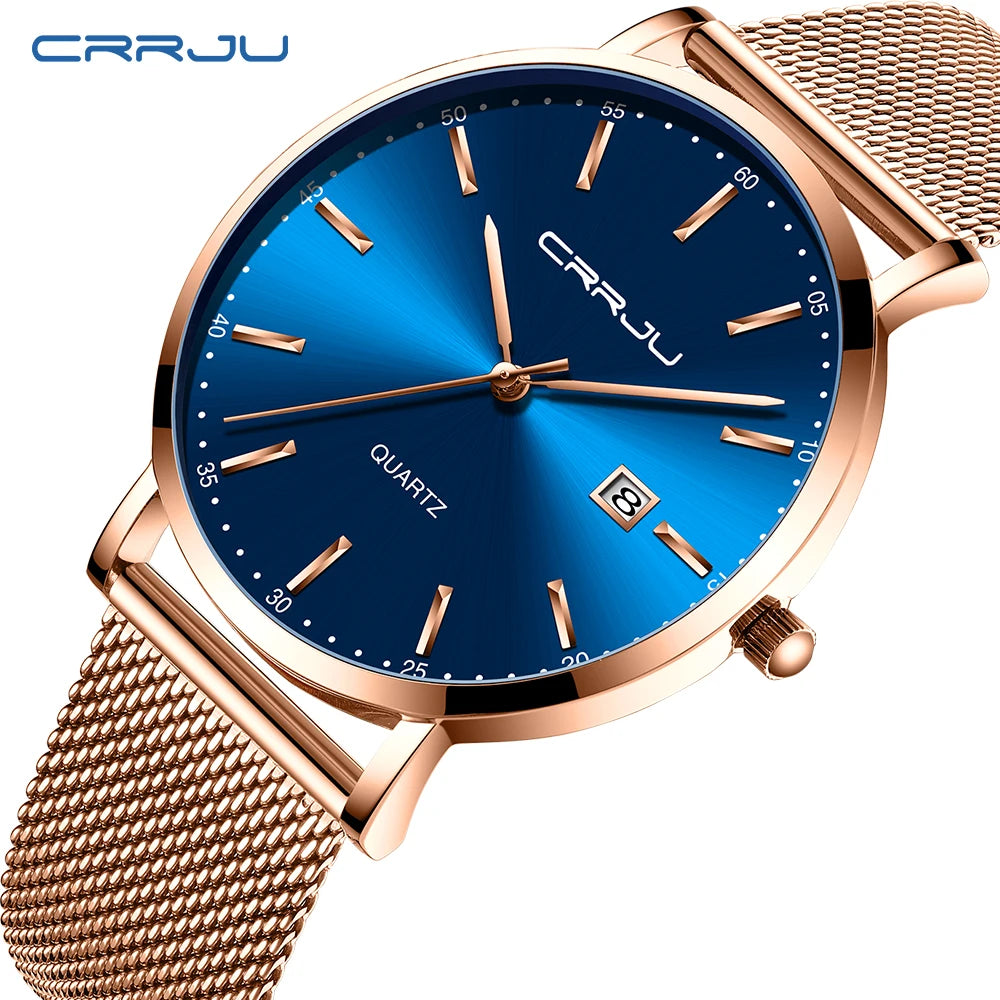 CRRJU Luxury Fashion Woman Bracelet Watch