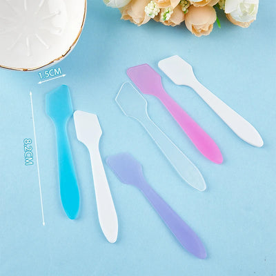10 Pcs Mini Cosmetic Spatulas Mask Spoons Face Cream Mask Mixed Spoon Beauty DIY Tools Eye Facial Makeup Applicator Sticks
