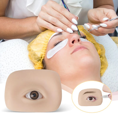 Microblading 5D Eyebrow Tattoo Practice Skin Textured Bionic Silicone Face Smooth Soft For Eyelash Eye Makeup Beauty Tool