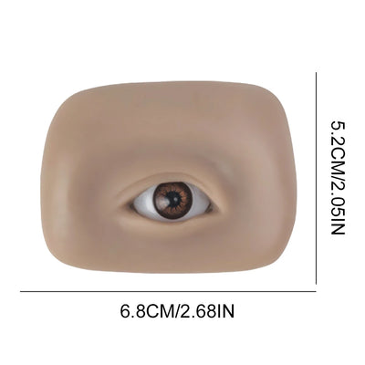 Microblading 5D Eyebrow Tattoo Practice Skin Textured Bionic Silicone Face Smooth Soft For Eyelash Eye Makeup Beauty Tool