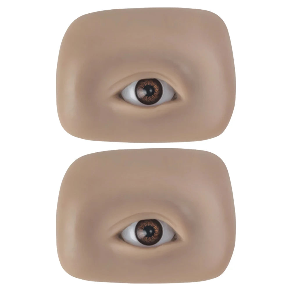 Microblading 5D Eyebrow Tattoo Practice Skin Textured Bionic Silicone Face Smooth Soft For Eyelash Eye Makeup Beauty Tool