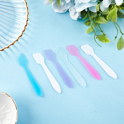 10 Pcs Mini Cosmetic Spatulas Mask Spoons Face Cream Mask Mixed Spoon Beauty DIY Tools Eye Facial Makeup Applicator Sticks