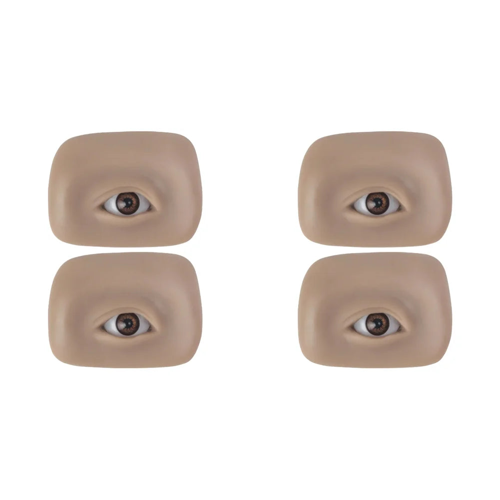 Microblading 5D Eyebrow Tattoo Practice Skin Textured Bionic Silicone Face Smooth Soft For Eyelash Eye Makeup Beauty Tool
