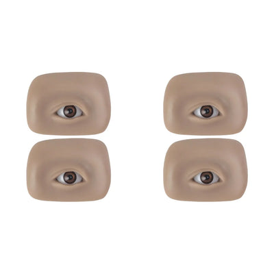 Microblading 5D Eyebrow Tattoo Practice Skin Textured Bionic Silicone Face Smooth Soft For Eyelash Eye Makeup Beauty Tool