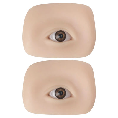 Microblading 5D Eyebrow Tattoo Practice Skin Textured Bionic Silicone Face Smooth Soft For Eyelash Eye Makeup Beauty Tool