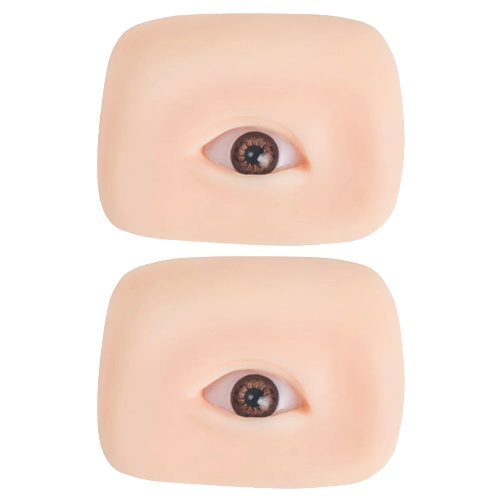 Microblading 5D Eyebrow Tattoo Practice Skin Textured Bionic Silicone Face Smooth Soft For Eyelash Eye Makeup Beauty Tool
