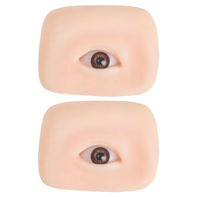 Microblading 5D Eyebrow Tattoo Practice Skin Textured Bionic Silicone Face Smooth Soft For Eyelash Eye Makeup Beauty Tool