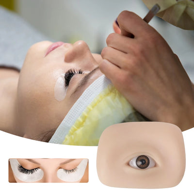 Microblading 5D Eyebrow Tattoo Practice Skin Textured Bionic Silicone Face Smooth Soft For Eyelash Eye Makeup Beauty Tool