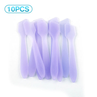 10 Pcs Mini Cosmetic Spatulas Mask Spoons Face Cream Mask Mixed Spoon Beauty DIY Tools Eye Facial Makeup Applicator Sticks