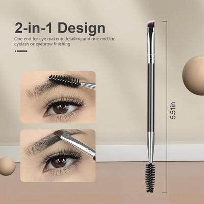Eyelash Comb Lash Separator Tool Brow Brush Lash Spoolie Professional Eye Makeup Tools 4 Pieces Set