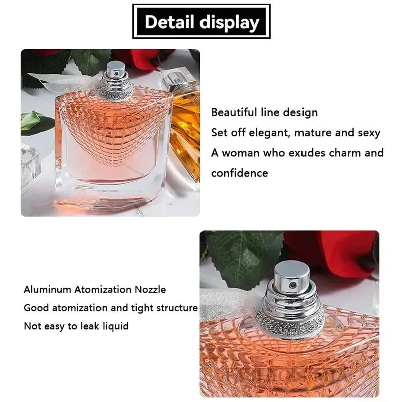 75ml Women’s Perfume – True Love Rose Scent, Long-Lasting Fresh Natural Fragrance for Romantic and Elegant Daily Wear