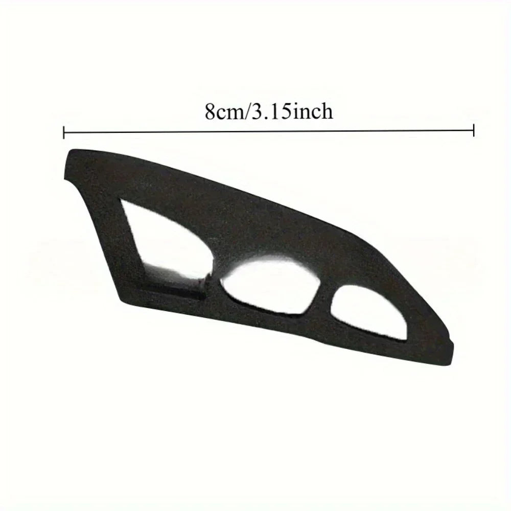 Female eye shadow makeup template tool for quick and easy eye shadow application for beginners