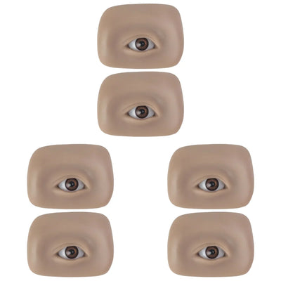 Microblading 5D Eyebrow Tattoo Practice Skin Textured Bionic Silicone Face Smooth Soft For Eyelash Eye Makeup Beauty Tool
